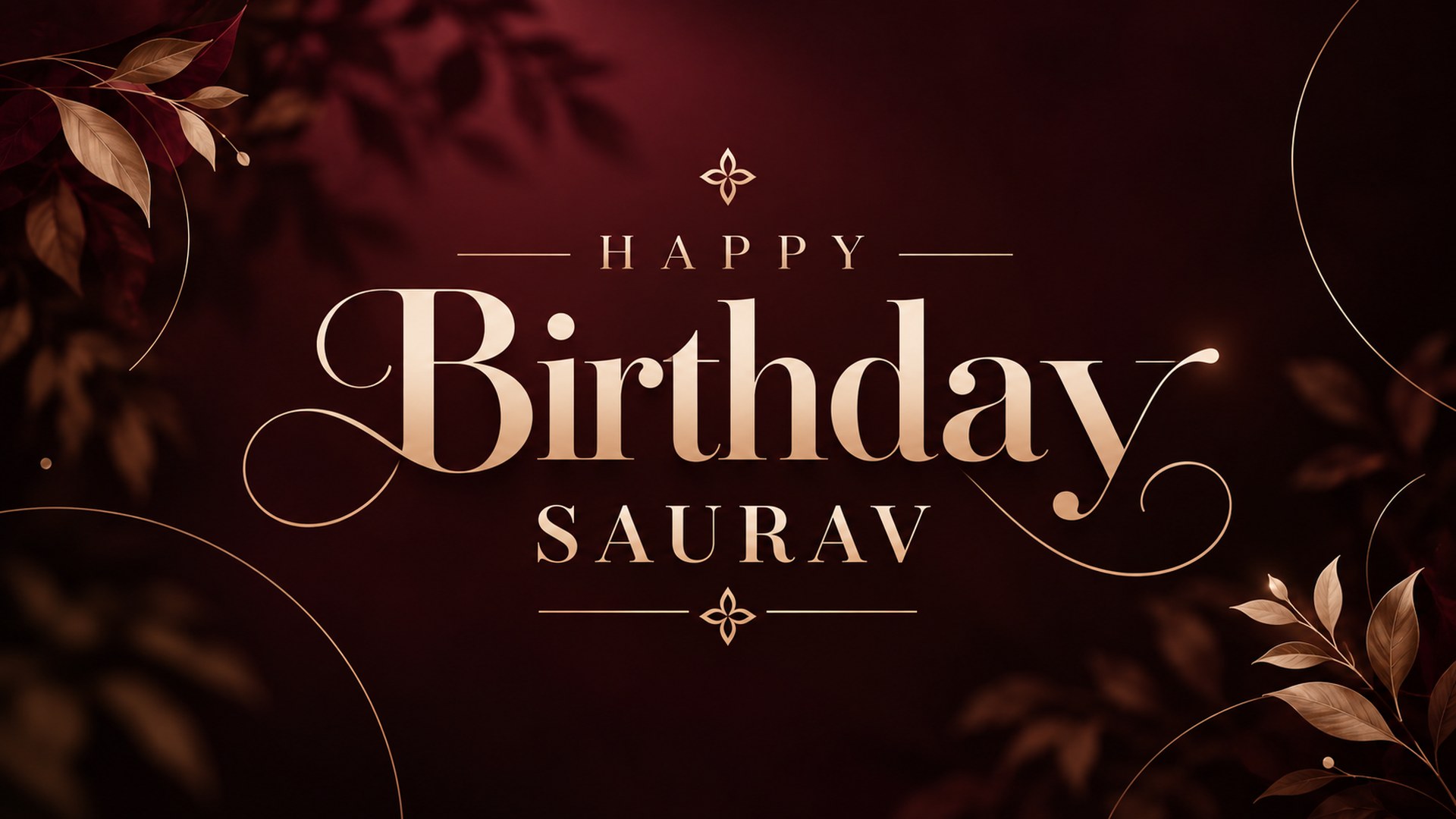 Happy Birthday Saurav
